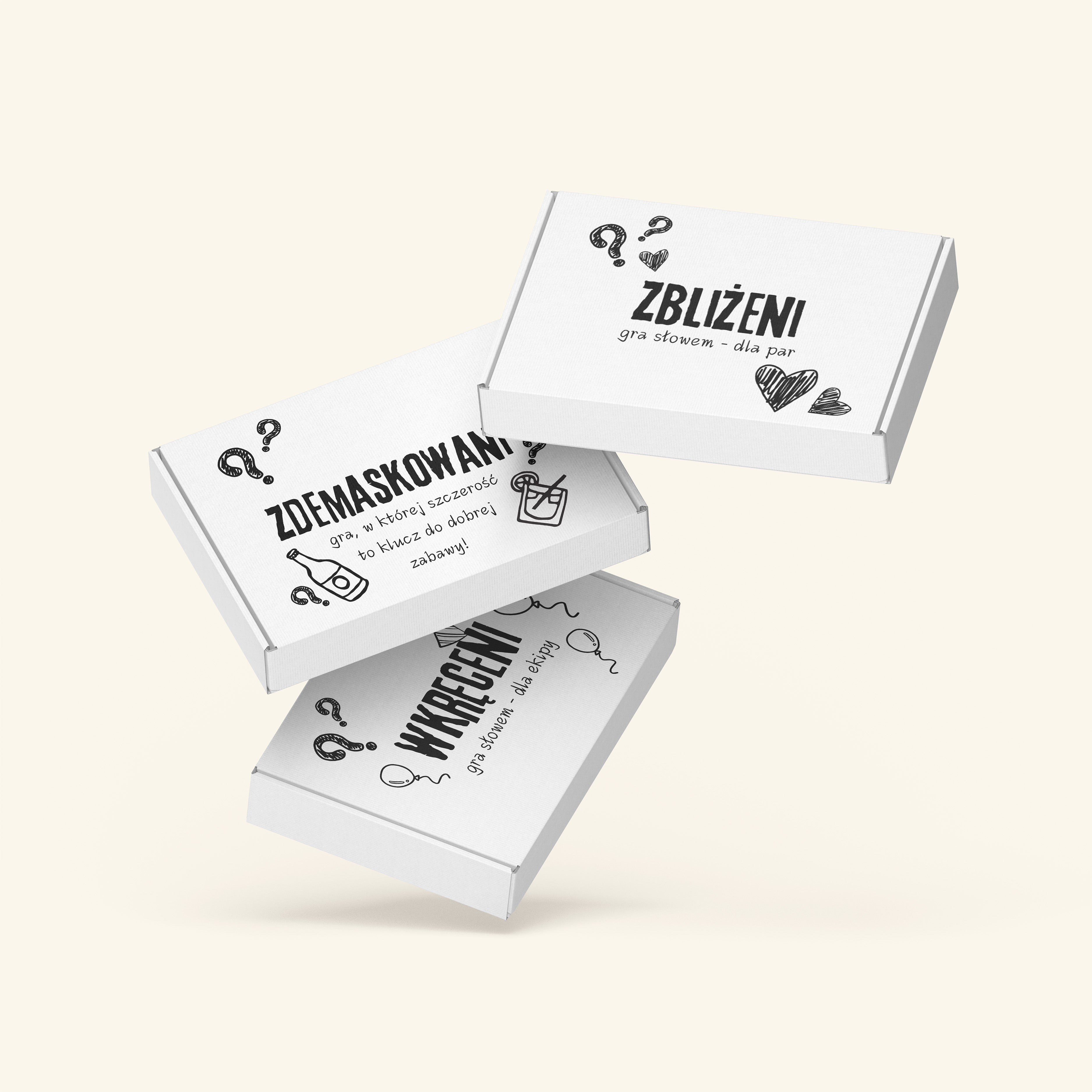 Trzy gry - jedna paczka zabawy!