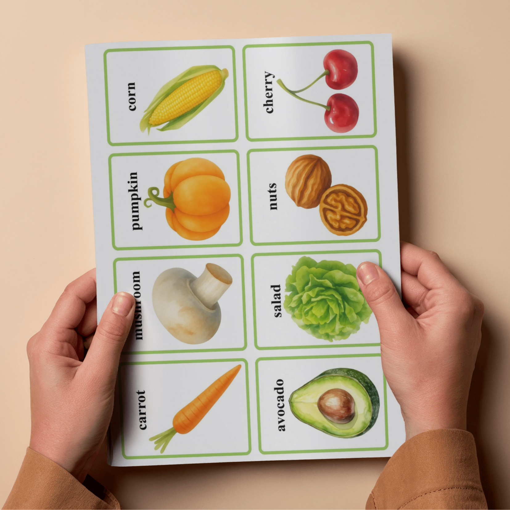 Fiszki Język Angielski - Owoce i warzywa