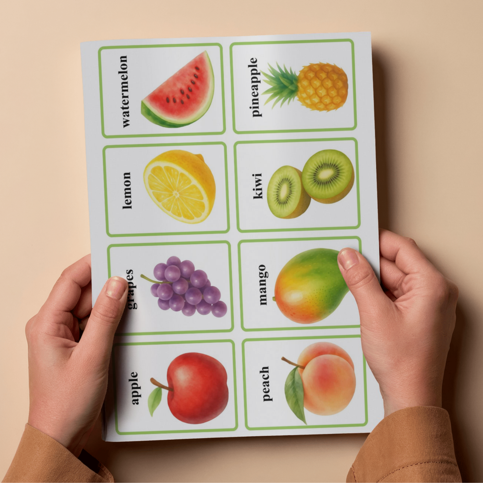 Fiszki Język Angielski - Owoce i warzywa