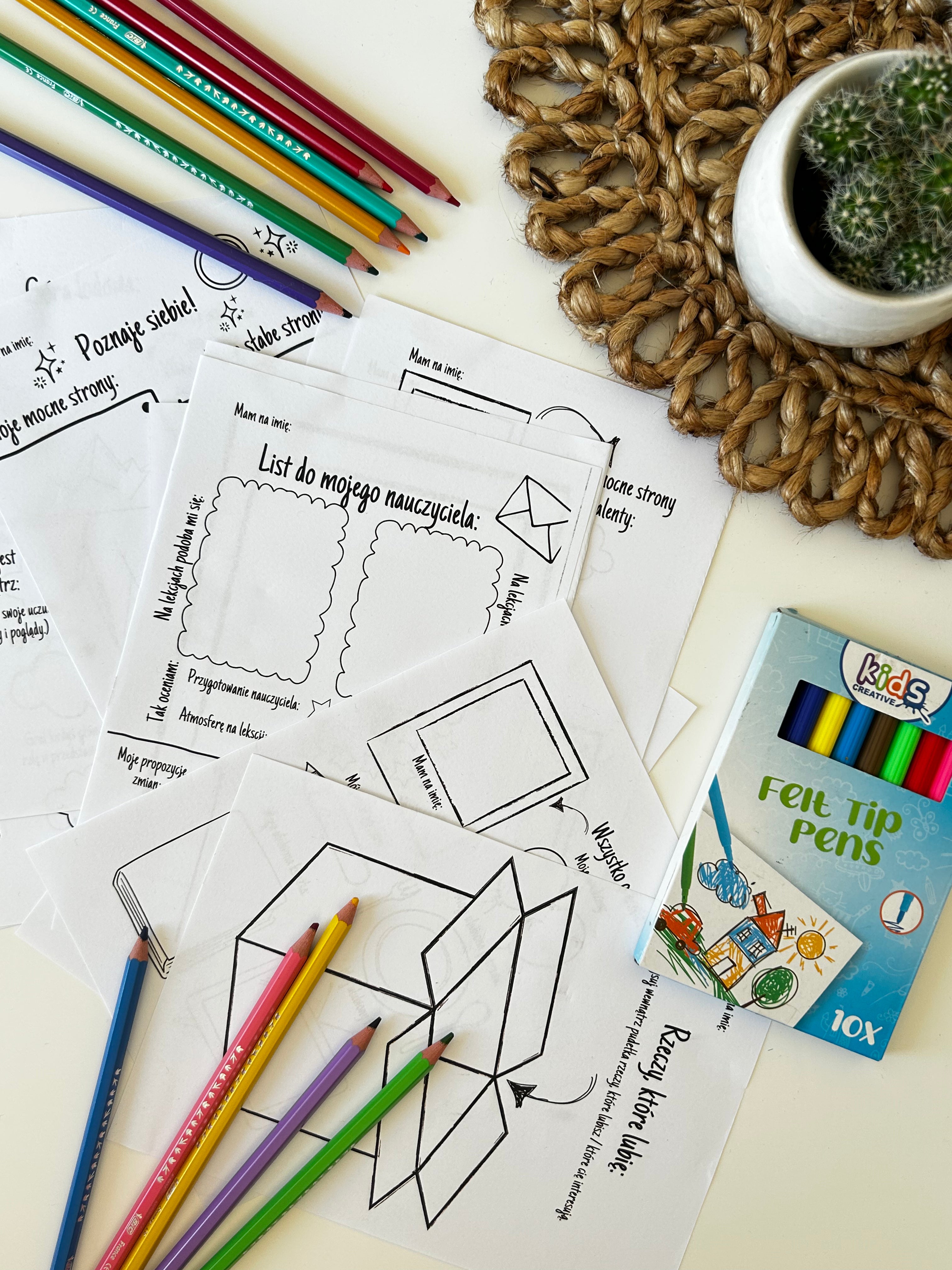 Zestaw Kart Pracy - Poznajmy się! PDF (Godzina wychowawcza i integracja)