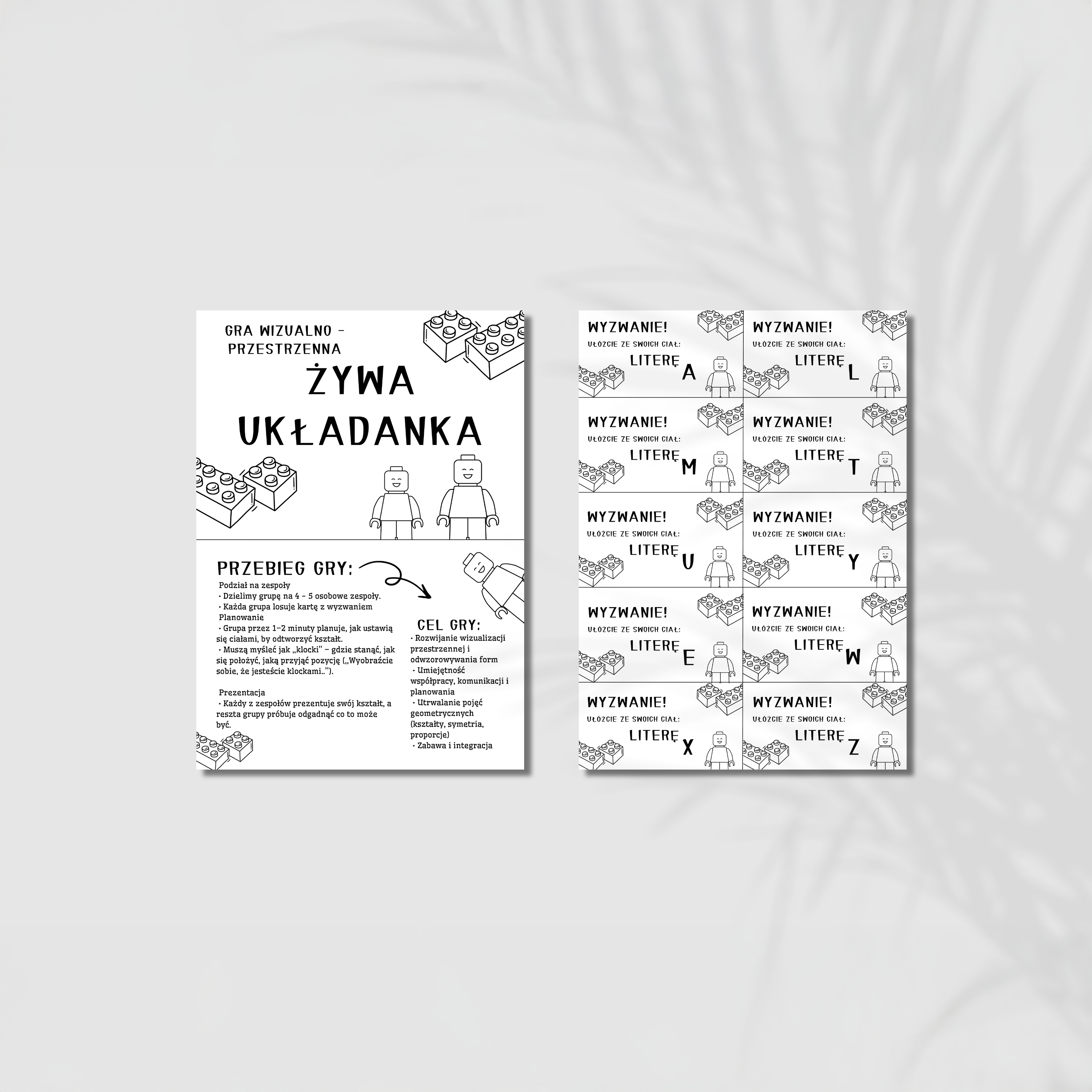 Żywa Układanka - Gra Wizualno-Przestrzenna (PDF)